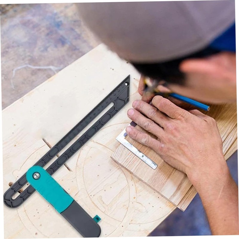 ORFOFE Finder Ruler Corner Protractor Lockable Angle Finder Metal Gauge