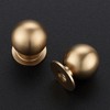 Ravinte Decor 4 Pack Champagne Bronze Cabinet Knobs, Round Dresser