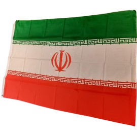NWFlags Iran Flag 3ft x 2ft 75d Premium Polyester Suitable For Flagpoles | Strong Polyester 3x2 foot material Iranian flag with Eyelets