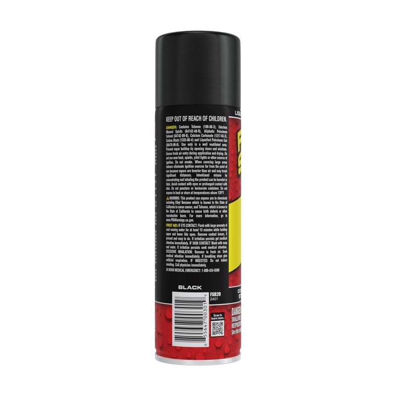 Flex Seal Spray Rubber Sealant Coating, 14-oz, Black (6 Pack)