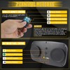 TIPHOPE Wireless Rechargeable LED Rooftop Beacon Strobe Lights,48LED 17 Flashing