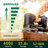 For Worx 2pack For WORX 20V MAX Extend 6.0Ah Lithium