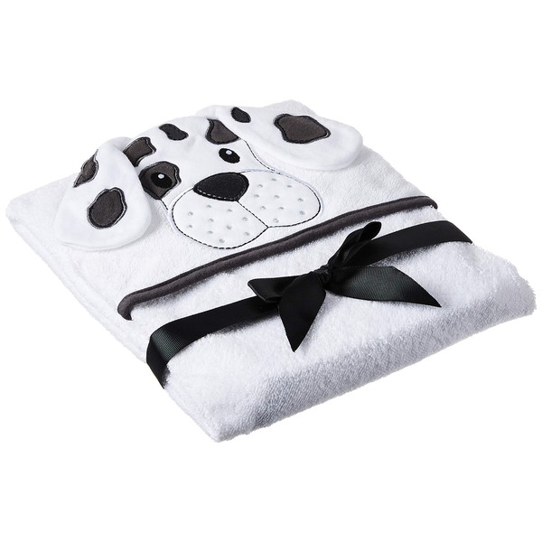 Hudson Baby Animal Face Hooded Towel, Dalmatian, One Size