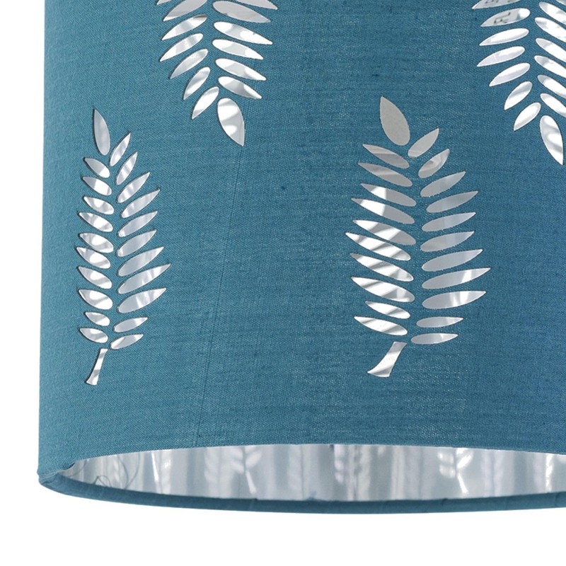 Set of 2 Teal Table Lamp Shades, Lampshades for Table