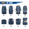 ZOMAKE Foldable Backpacks, Small Waterproof Hiking Daypack, Lightweight Backpack for