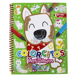 Editorial Garcia - Colorcitos Maxi Dibujos – Libro Para Colorear – Dibujos Grandes Para colorear – Libro Educativo de Colorear – Regalo Para Niños
