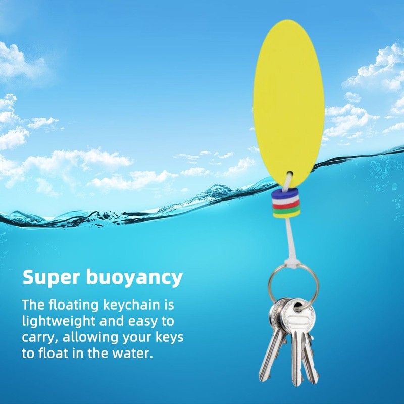 CWPFVQA 3 Pieces Floating Keychains, Creative Keychains, Captain Keychains, Summer