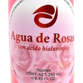 Fitomex Agua de Rosas con Ácido Hialurónico Hidratante 250 ml Rostro                                                                                  