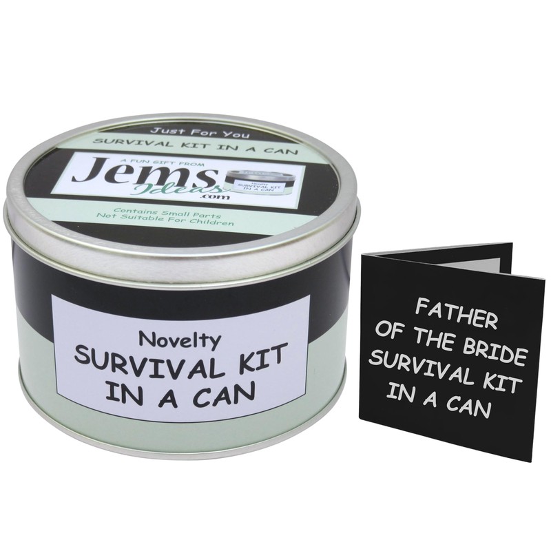 Father of the Bride Survival Kit in a Can –