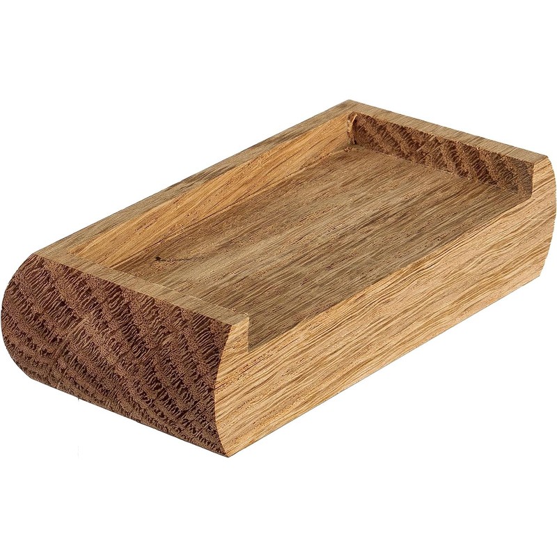 Blueprint Joinery Cambridge Oak Flat Newel Cap 102x50x27mm, Half Stair
