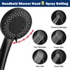 NearMoon Filtered Rain Shower Head, High Pressure 8″Square, and 5