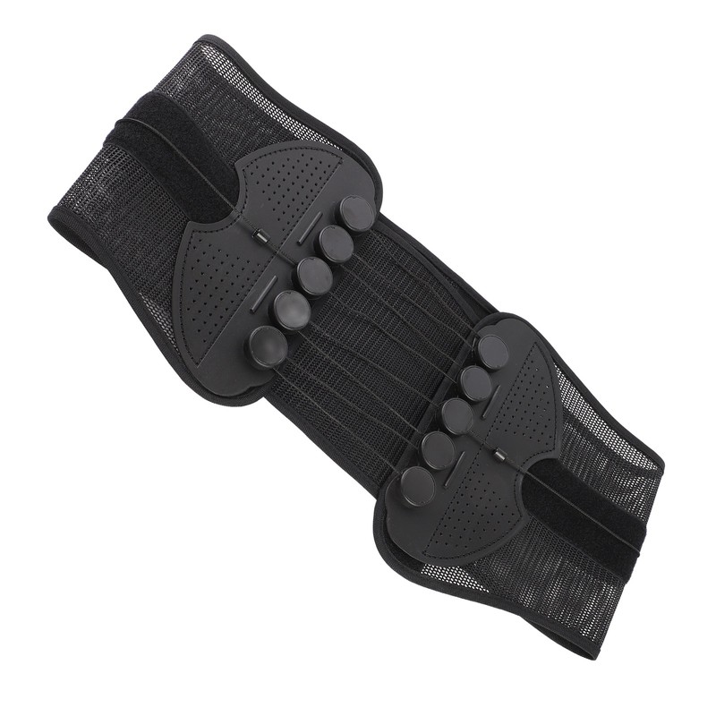 Lower Back Brace Adjustable Lumbar Brace Pulley Compression for Herniated