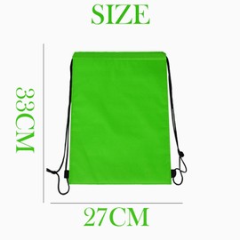 1 Pack Insulated Lunch Bag, Drawstring Cooler Bag, Waterproof Foldable Cooler Bag, Aluminum Cooler Bag Cooler Bag, Mini Lunch Bag for Work School Travel (Fruit Green)