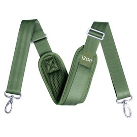 UOZL Shoulder Straps 79 inch, Adjustable Thick Soft Fixed Shoulder Pad with Metal Swivel Hooks for Laptop Bag,Messenger Bag,Tool Bag,Camera,Luggage,Green