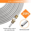 Eoppen 25 ft 3/16 + 1/4 Zinc Coated Alloy Brake