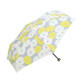 Wpc. 5520-116-002 Women's Rain Umbrella, Folding Umbrella, 19.7 inches (50 cm), Women's, Rain or Shine, Includes Hook, Storage Bag, Wide Open, Convenient to Carry, Floral Pattern, Scandinavian Retro