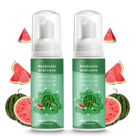 Fluoride Free Foam Kids Toothpaste - Natural Teeth Clean and Whitening Toothpaste with Watermelon Mint Flavor, Organic Travel for U Shaped Toothbrush