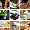 Vegetable Scissors and Food Cutter - Kitchen Shears With Cutting