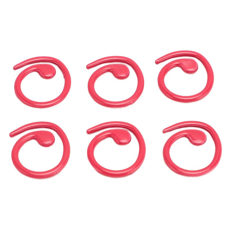 50PCS Metal Stitch Markers Spiral Markers Multifunctional Crochet Locking Hooks