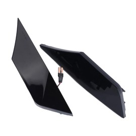 Riloer Smoked Lens Amber Sequential Turn Signal Blinker Lamp, Compatible with Honda 2016-2018 Civic 10th gen sedan/coupe/hatchback, LED Front Wheel Side Marker Lights