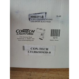 ConTech Lighting LTL8063HM3D-B 24W Mini Track Fixture 02 Mini Horizontal Housing