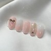 [Handmade Nail Tips] Peony Bloom Nail Tips - Short Oval