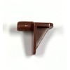 5mm Nylon Shelf Support in Brown - 50 Pack