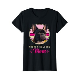Funny French Bulldog Retro Outfits Clothes Frenchie Dog Mom Women Kids T-Shirt