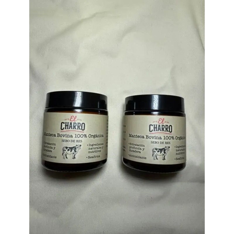 2pz X $499 El Charro Crema Sebo Bovino Humectante Facial