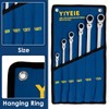 YIYEIE 6 Pcs Extra Long Flex Head Ratcheting Wrench Set,