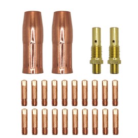 Allyearauto Mig Welding Gun Accessory Kit .030", Gas Nozzles Tips Compatible with Lincoln Magnum 100L, Weld-Pak 100/125/140HD, MIG Eastwood 135/175, Chicago Electric Welder Part, Tweco Mini.