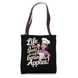 Candy Apples: Life Is Too Short To Eat Boring Apples! Tote Bag
