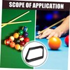 Sosoport Rhomb Billiard Rack Sturdy Wood Pool Ball Holder for