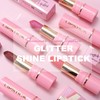 Wugbc Metallic Lipstick Glitter Lip Stick Long Lasting Waterproof Shine