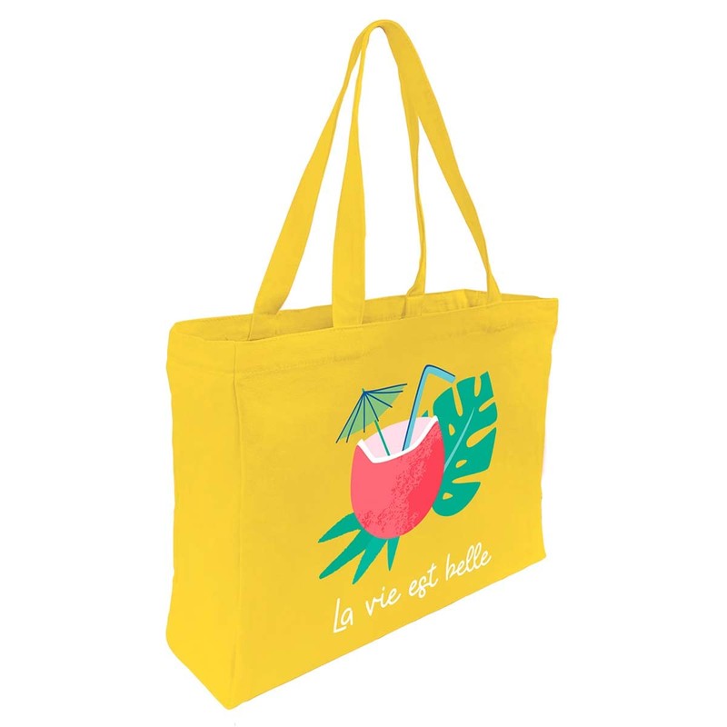 Draeger Paris – Tote Bag "Zeste d'amour" (auf Französisch) –