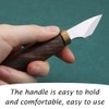 DIUDUS Leather Cutting Knife, Bevel Head Leather Skiving Knife with
