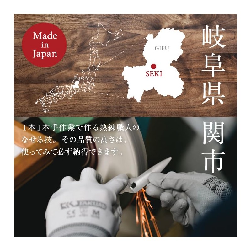 Mutekubasami Gray, Left and Right Use [Made in Japan], Seki