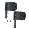 UpAmcarker Universal Front Windshield Wiper Arm Washer Nozzles w/Mounting screws