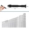 EDIONS Hand Drill Bits Set, Mini Pin Vise Hand Drill