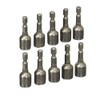 COMOK 10mm Hex Magnetic Power Socket Nut Driver Setters With