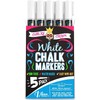 CHALKY CROWN Liquid Chalk Marker Pen - White Drawing Chalk