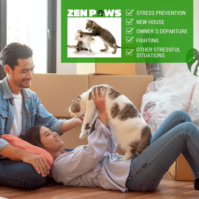 Zenpaws Upgraded No Scent - Diffuser Cat Relaxant Refill -