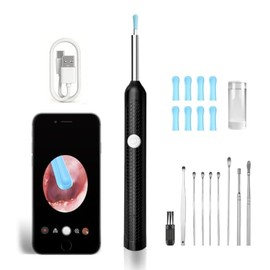 Kit para la Eliminacin de Cerumen, Que Contiene un Juego de Limpieza de Odos de 9 Piezas, Un Kit de Herramientas para la Eliminacin de Cerumen, Con...