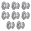 Xelsluthe 8 Pack Self-Adhesive Cabinet Knobs, No-Drill Stainless Steel Stick