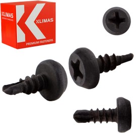 Drilling Screws Metal-Metal KSTEX 3.5 x 9.5 Black Wkret-met Profile Connection Screws Drill Bit (3.5 x 9.5 mm Pack of 1000 KSTEX-39095B)