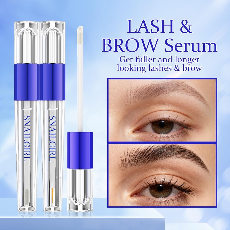 Eyelash and Eyebrow Growth Serum Set Nourishing & Enhancing for