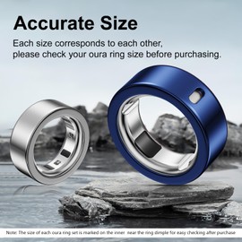 Hexasider 5 Pack Ring Cover Compatible with Oura Ring Gen 4/Oura Ring Gen 3 Horizon/Heritage, Abrasion-Resistant TPU Case for Oura Ring Protector Accessories for Oura Size 12