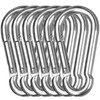 Wlikn Carabiner 304 Stainless Steel, Load Capacity 440.1 lbs (200