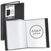 Dunwell Small Presentation Book 5.5x8.5 (2-Pack, Black), 24 Pockets Display