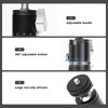 Aluminum Camera Tripod Adapter with 360 Degree Rotation Mini Ball